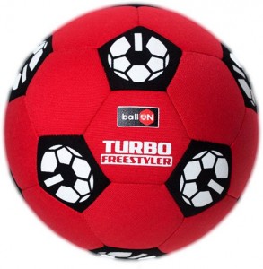 PIŁKA BallON "RED TURBOFREESTYLER" - size 4.5