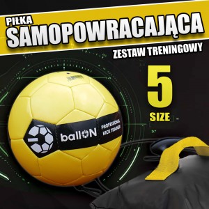 ZESTAW - ROZMIAR 5 : PIŁKA BallON "PRO KICK TRAINER"
