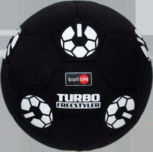 PIŁKA BallON "BLACK TURBOFREESTYLER" - size 4.5