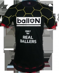 Koszulka BallON "ONLY FOR REAL BALLERS" - ZŁOTA